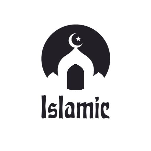 Elegant Black Islamic Design Representing Faith and Tradition Logo Template