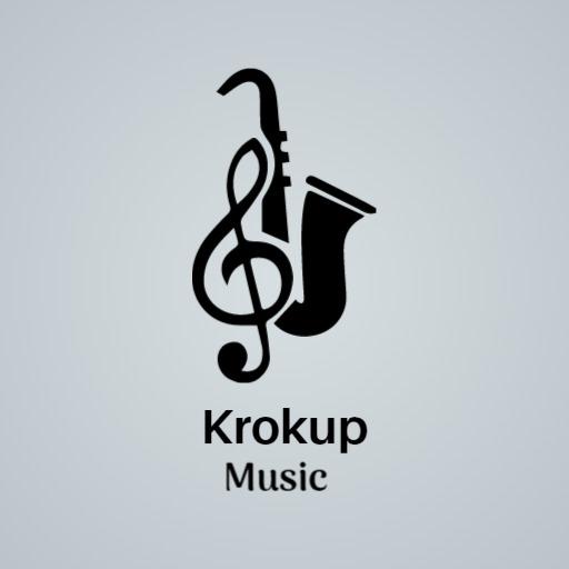 Elegant Black Musical Instruments Signifying a Band Logo Template