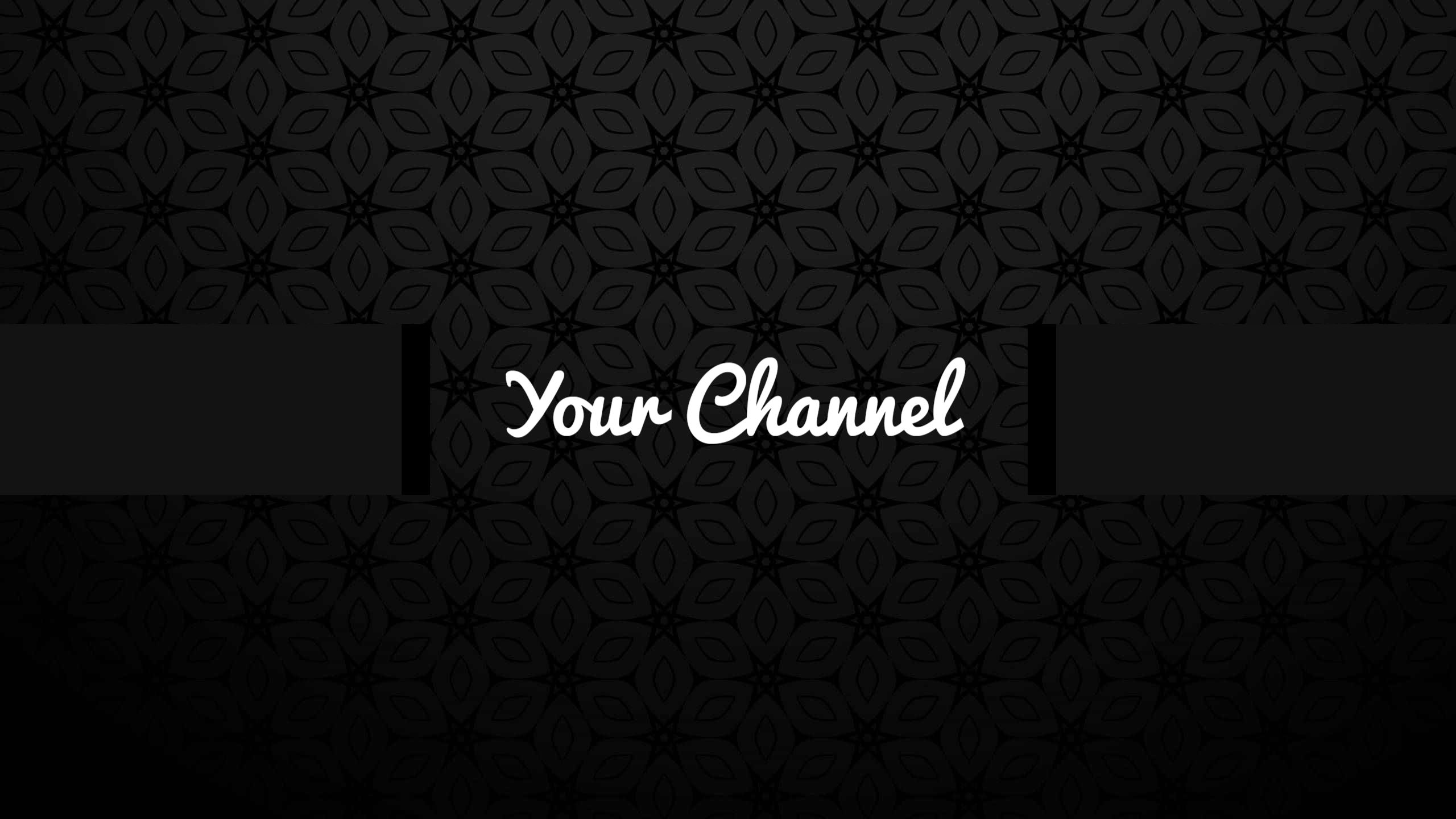 Elegant Black Textured Background for Your YouTube Channel Banner Template