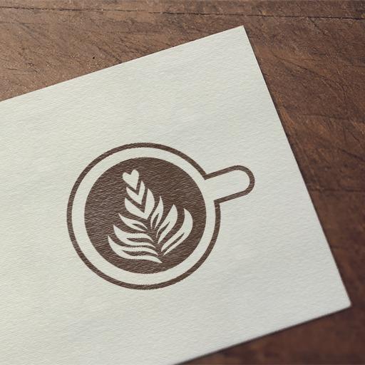 Elegant Brown Coffee Cup Design Representing Your Brand Mockup Template