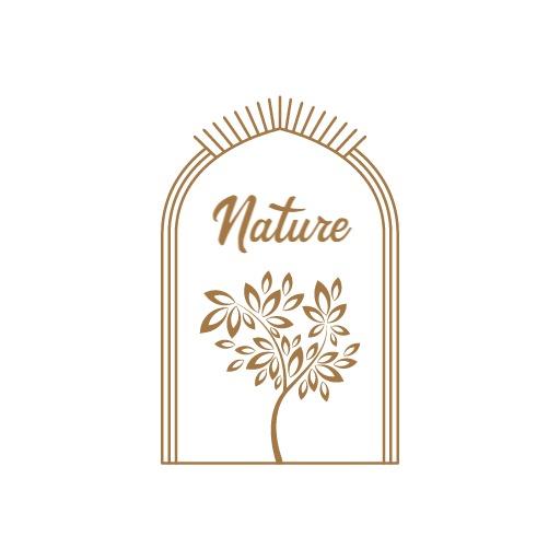 Elegant Brown Tree Design Promoting Environmental Awareness Logo Template
