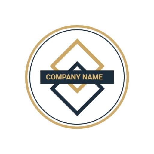 Elegant Circle Design Featuring Stylish Geometric Shapes Logo Template