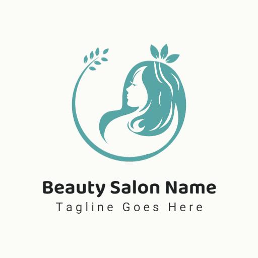 Elegant Circular Design Celebrating Natural Beauty Logo Template