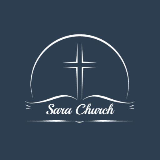 Elegant Cross and Open Book Design for Church Logo Template
