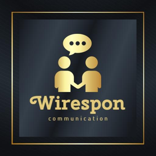 Elegant Dark Theme with Friendly Communication Design Logo Template