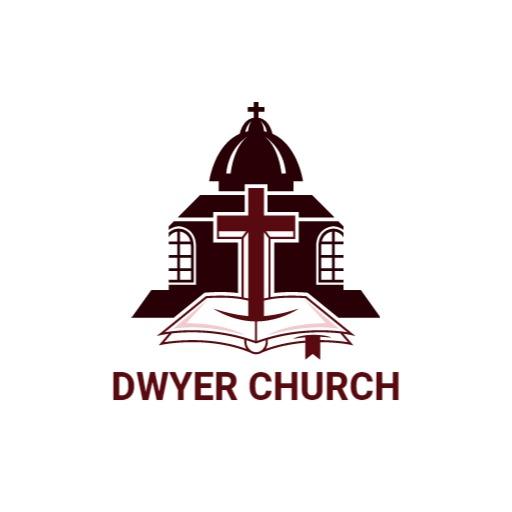 Elegant Design of a Church with Cross Symbolizing Faith Logo Template