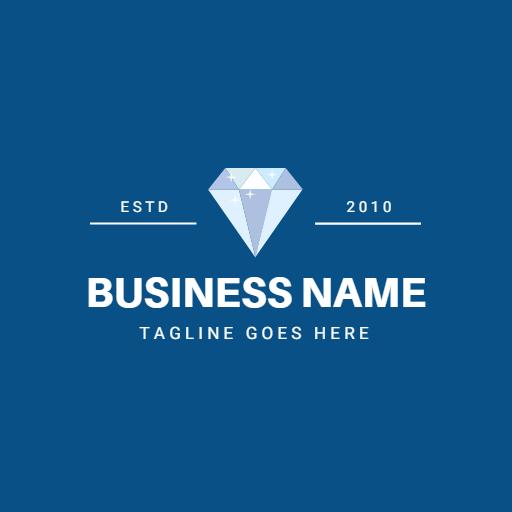 Elegant Diamond Design Representing Premium Business Brand Logo Template