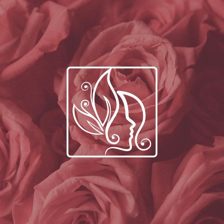Elegant Floral Beauty and Wellness Spa Business Card Template