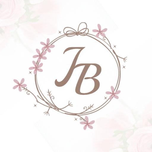 Elegant Floral Circle Monogram Design Featuring Initials Logo Template