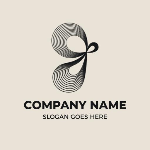 Elegant Flowing Design Showcasing G Letter Branding Logo Template