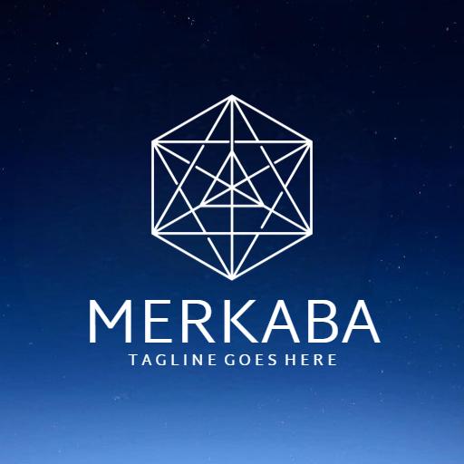 Elegant Geometric White Design Representing Business Strategy Logo Template