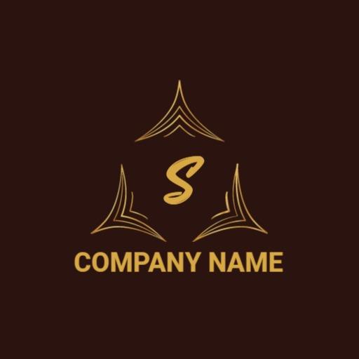 Elegant Gold and Brown Royal Emblem Logo Design Logo Template