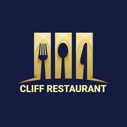Elegant Gold Cutlery Design for Premium Royal Restaurant Logo Template