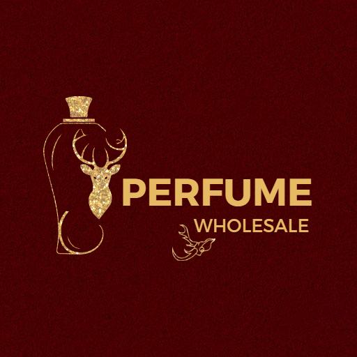 Elegant Gold Deer Design Representing Perfume Wholesale Logo Template