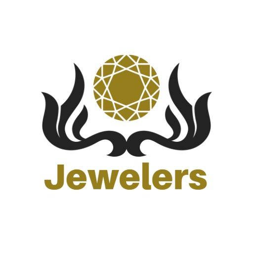 Elegant Gold Gemstone Design Representing Jewelry Logo Template