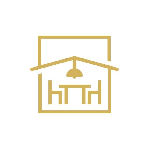 Elegant Gold House Design Showcasing Architectural Vision Logo Template
