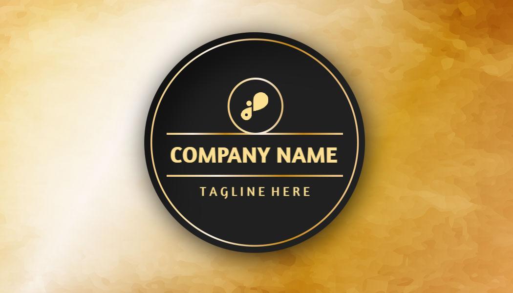 Elegant Gold Luxury Design Business Card Template
