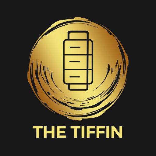 Elegant Golden Design Representing Tiffin Service Logo Template