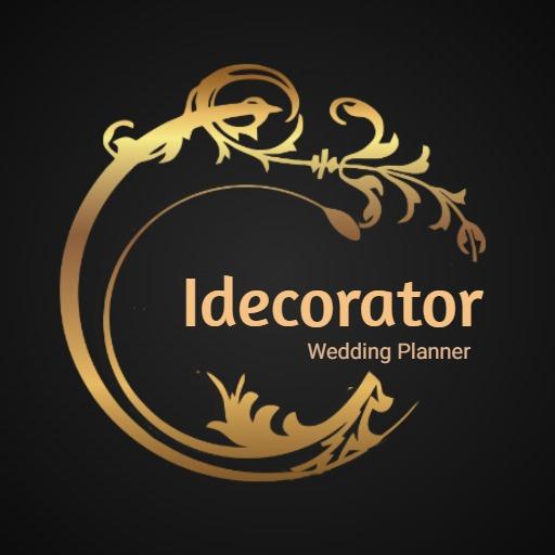Elegant Golden Floral Design for Event Planner Logo Template