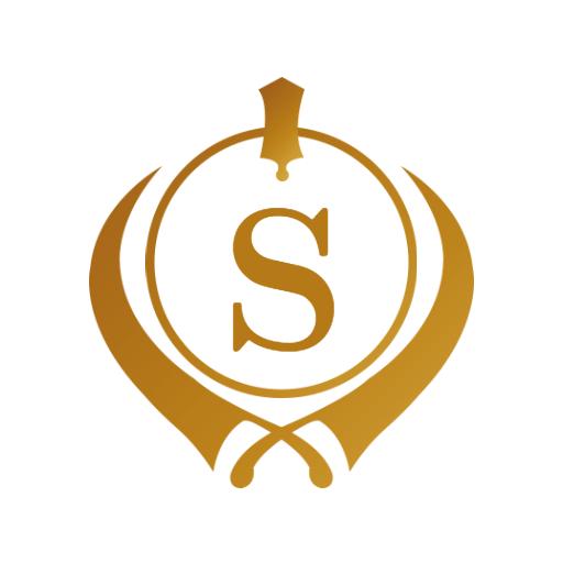Elegant Golden Letter S Design with Artistic Flourishes Logo Template