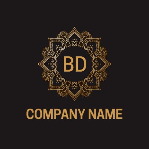 Elegant Golden Mandala Design for Professional Branding Logo Template