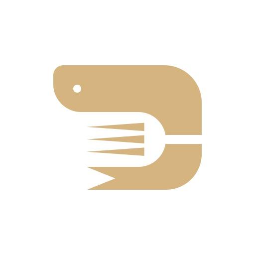 Elegant Golden Seafood Design for a Modern Restaurant Logo Template