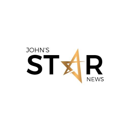 Elegant Golden Star Design for Royal News Media Logo Template