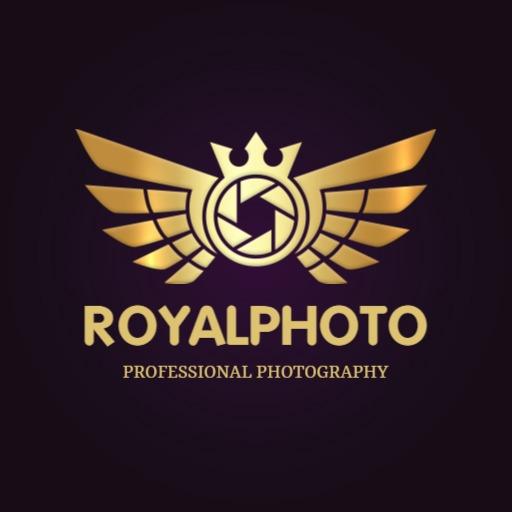 Elegant Golden Wings Symbolizing Professional Photography Logo Template