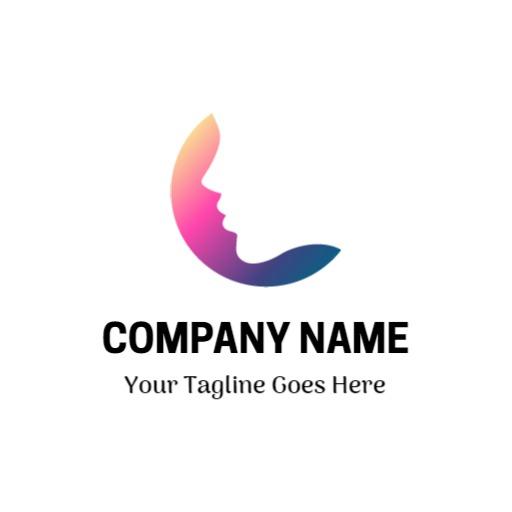 Elegant Gradient Design Representing Innovative Company Logo Template