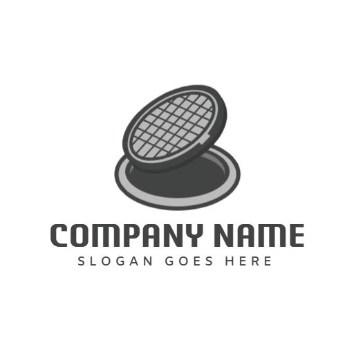 Elegant Grayscale Design Featuring Company Branding Logo Template