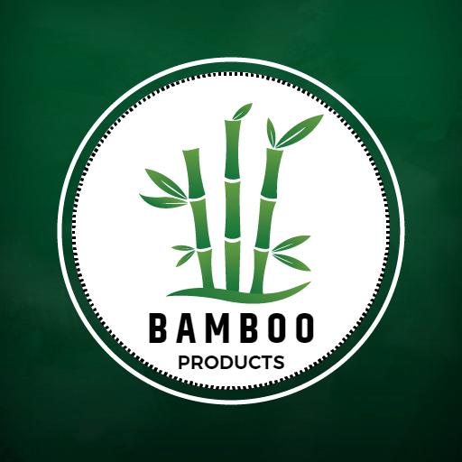 Elegant Green Bamboo Design Symbolizing Eco-Friendly Products Logo Template