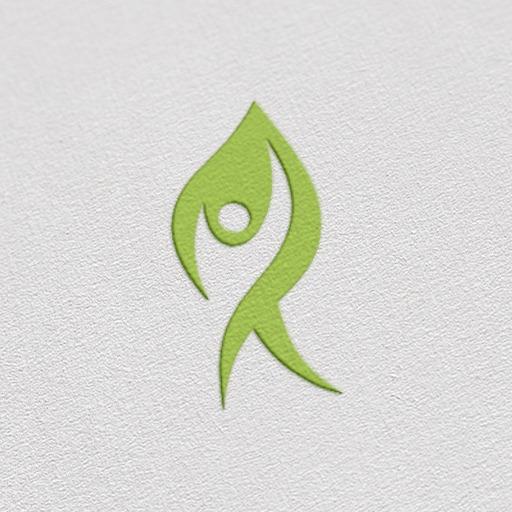 Elegant Green Design Symbolizing Wellness and Health Mockup Template