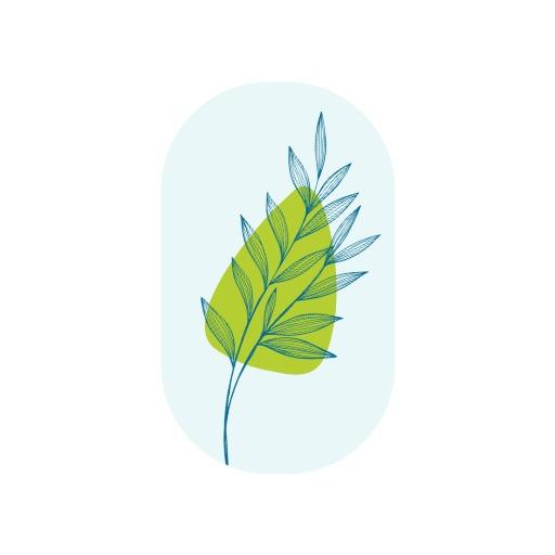 Elegant Green Leaf Design Emphasizing Eco Friendly Values Logo Template