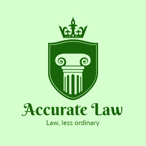 Elegant Green Shield Design Representing Law Firm Logo Template