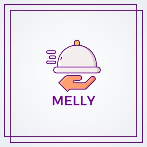 Elegant Hand Holding a Food Cover for Culinary Services Logo Template
