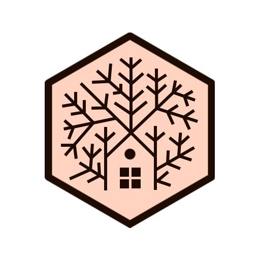 Elegant Hexagonal Design Featuring Real Estate and Nature Logo Template