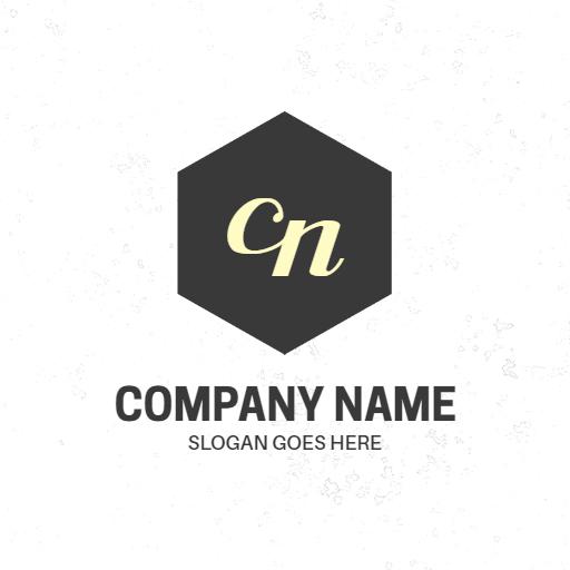 Elegant Hexagonal Design Showcasing Modern Company Identity Logo Template