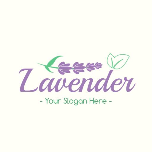Elegant Lavender Flower Design for Aromatherapy Logo Template