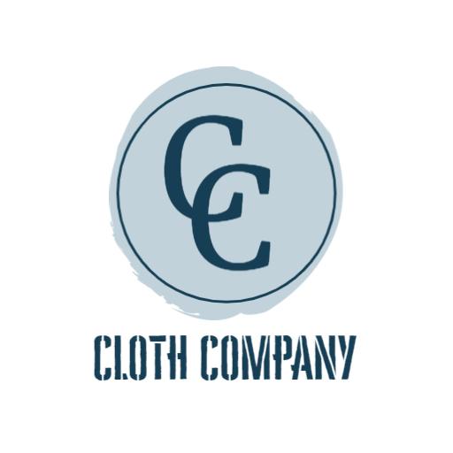 Elegant Light Blue Design for Modern Clothing Brand Logo Template