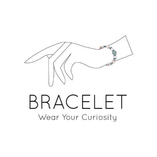 Elegant Line Art Hand with Colorful Bracelet Design Logo Template