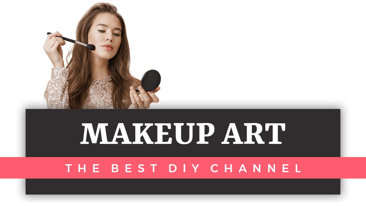 Elegant Makeup Art Tutorial DIY YouTube Thumbnail Template