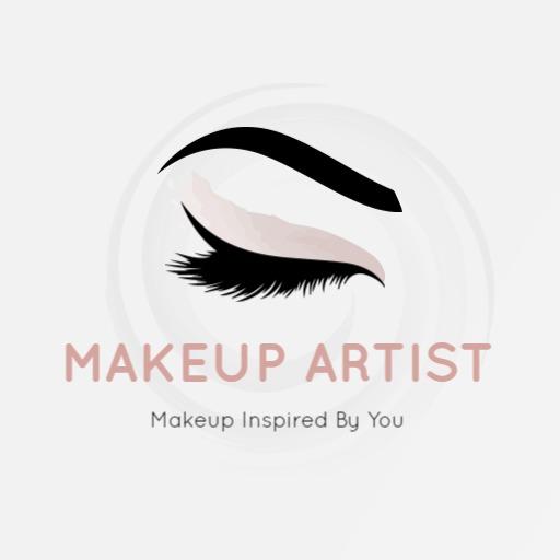 Elegant Makeup Artist Design Featuring Stylish Eye Art Logo Template