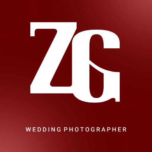 Elegant Maroon and White Design for Wedding Logo Template