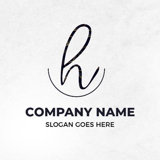Elegant Minimalist Design Featuring H Letter Logo Template
