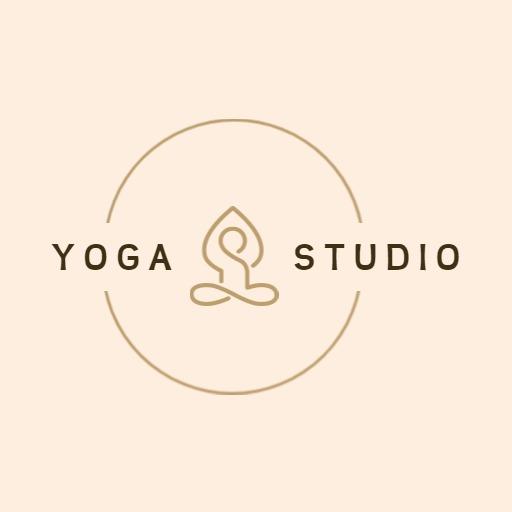 Elegant Minimalist Design for a Serene Yoga Studio Logo Template