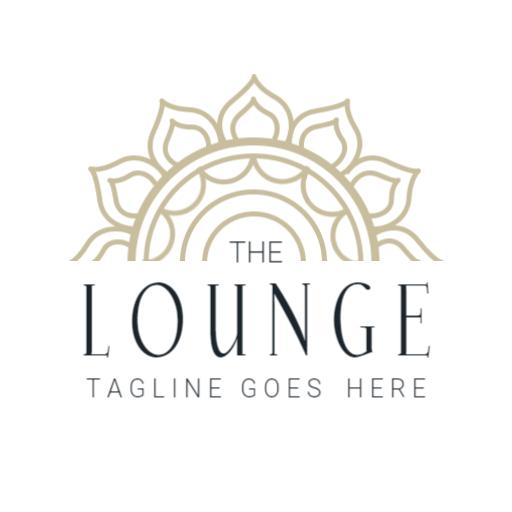 Elegant Minimalist Design Promoting Relaxation in Lounge Logo Template