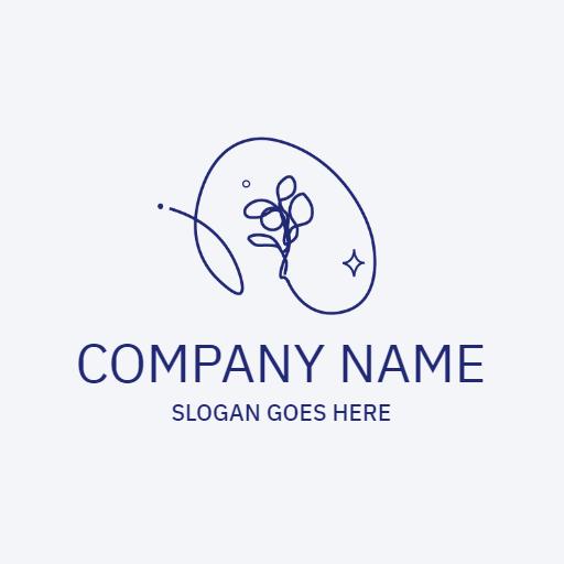 Elegant Minimalist Design Showcasing Company Growth Logo Template