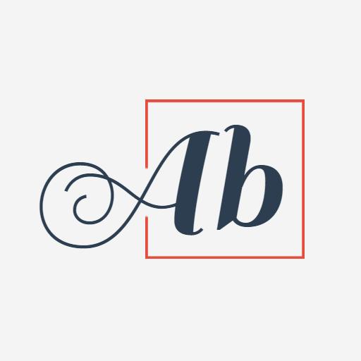Elegant Modern Script Monogram Design with Stylish Letters Logo Template