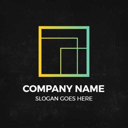 Elegant Multicolor Geometric Design for Minimalist Logo Template
