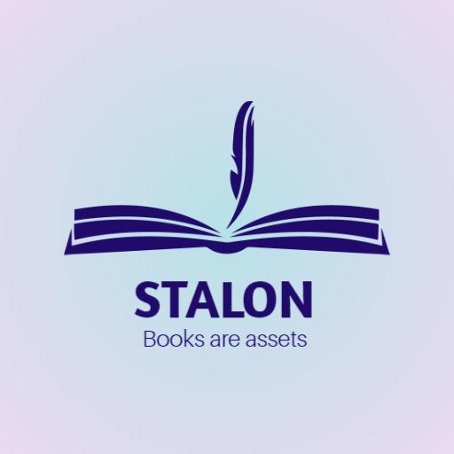 Elegant Open Book Design Symbolizing Learning in Salon Logo Template
